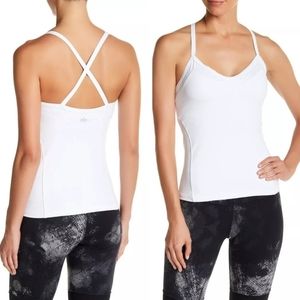 Alo Beck Bra Tank Top in White - S